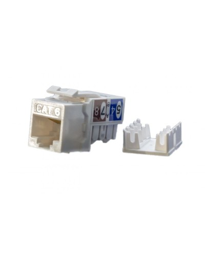 KJ9-8P8C-C6-90-WH. Вставка Keystone Jack RJ-45. Hyperline в Пушкино