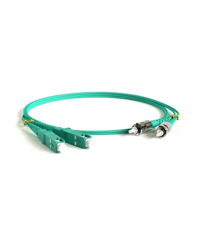 FC-D2-503-SC/PR-ST/PR-H-5M-LSZH-AQ. Патч-корд волоконно-оптический многомодовый. Hyperline в Пушкино