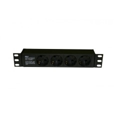 SHE10-4SH-IEC. Блок розеток 10. Hyperline