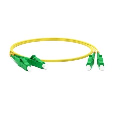 FC-D2-9-SC/AR-SC/AR-H-1M-LSZH-YL. Патч-корд волоконно-оптический SC-SC. Hyperline