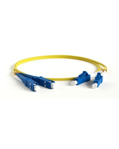 FC-D2-9A1-LC/UR-SC/UR-H-2M-LSZH-WH. Патч-корд волоконно-оптический LC-SC. Hyperline в Пушкино