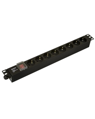 SHE19-8SH-S-CB. Блок розеток 19. Hyperline в Пушкино