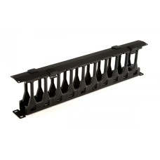 CMF-1U-FPL106-MCOV-RAL9005. Кабельный организатор 19. Hyperline