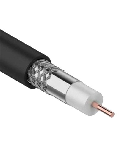 GENERICA RG59 CCS 75Ом FPE PVC белый (CC1-R5F1-111-100-G). Кабель коаксиальный омедненный. IEK в Пушкино