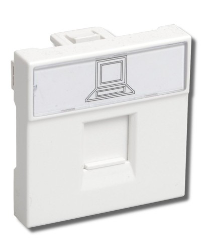 РКИ-20-00-П RJ-45 UTP белая (CKK-40D-RI2-K01). Розетка информационная 2 модуля ПРАЙМЕР. IEK в Пушкино