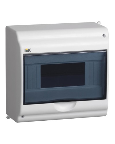 Корпус пластиковый КМПн 2/9-1 IP31 белый KREPTA 3 (MKP42-N-09-31-01). Щиток модульный с прозрачной дверцей, настенный. IEK в Пушкино