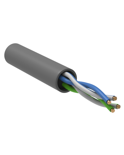GENERICA U/UTP кат. 5E 100МГц 2 пары PVC INDOOR серый (BC1-C5E02-111-305-G). Кабель «витая пара» (LAN) для структурированных систем связи. IEK в Пушкино