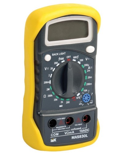 Мультиметр цифровой Master MAS830L (TMD-3L-830). Мультиметр цифровой. IEK в Пушкино