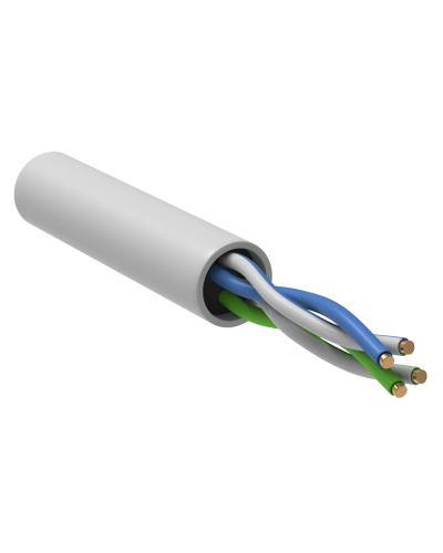 GENERICA U/UTP кат. 5E 24AWG 2 пары LSZH INDOOR белый (BC1-C5E02-128-305-G). Кабель «витая пара» (LAN) для структурированных систем связи. IEK в Пушкино