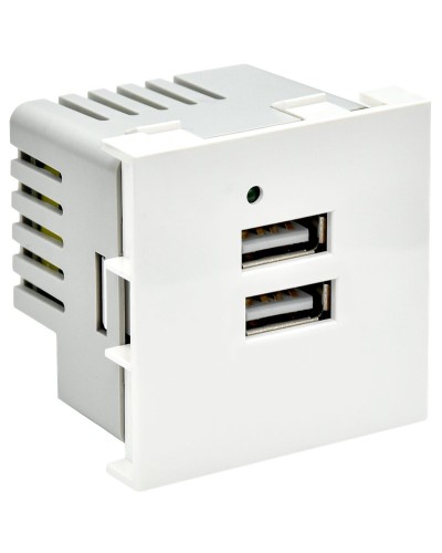 Розетка USB A+A 4,2А PRIMER РКЮ-23-40-П белый IEK PR-KK40D-RU-0-2-AA-K01). Розетка USB. IEK в Пушкино