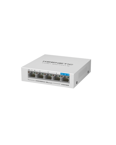 Keenetic KN-4610 (L2) 5х1Гбит/с 4PoE+ 60W. Коммутатор с PoE. KEENETIC в Пушкино