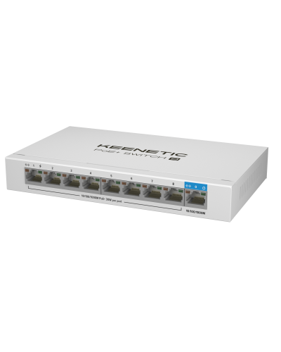 Keenetic KN-4710 (L2) 9х1Гбит/с 8PoE+ 120W. Коммутатор с PoE. KEENETIC в Пушкино