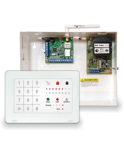 NV 1010c/8524. Устройство оконечное объектовое приемно-контрольное c GSM коммуникатором. NAVIgard в Пушкино