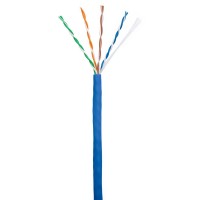 U/UTP 4pair, Cat5e, In, PVC (CCA-UU004-5E-PVC-BL). Кабель «витая пара» (LAN) для структурированных систем связи. NETLAN