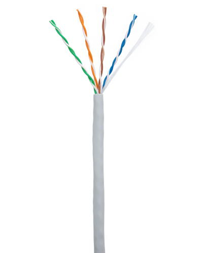 U/UTP 4pair, Cat5e, In, PVC (CCA-UU004-5E-PVC-GY). Кабель «витая пара» (LAN) для структурированных систем связи. NETLAN в Пушкино