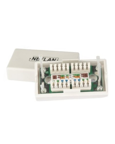 EC-UCB-IDC-UD2-WT-10 (10 шт). Проходной соединитель. NETLAN в Пушкино