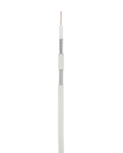 RG-6 CCS, In, PVC (UEC-C2-32123A-WT-3). Кабель коаксиальный омедненный. NETLAN в Пушкино