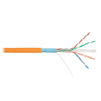 F/UTP 4pair, Cat6, Solid, In, PVC (NKL 9240C-OR). Кабель «витая пара» (LAN) для структурированных систем связи. NIKOLAN