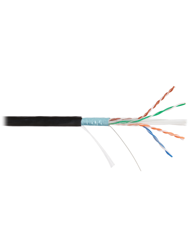F/UTP 4pair, Cat6, Solid, Out, PVC (NMC 4240B-BK). Кабель «витая пара» (LAN) для структурированных систем связи. NIKOMAX в Пушкино
