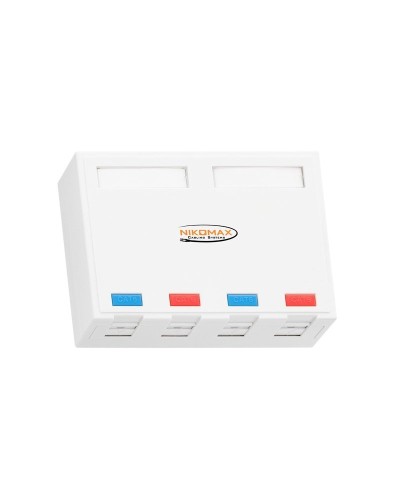 NMC-MB4P-ST-WT. Корпус настенной розетки. NIKOMAX в Пушкино