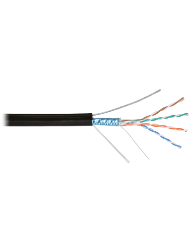 F/UTP 4pair, Cat5e, Solid, Out, SW, PVC (NMC 4905B-BK). Кабель «витая пара» (LAN) для структурированных систем связи. NIKOMAX в Пушкино