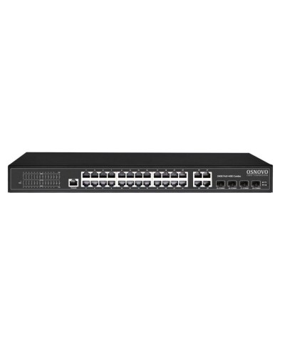 SW-8244/L(400W). Коммутатор 24-портовый  Gigabit Ethernet с PoE. OSNOVO в Пушкино