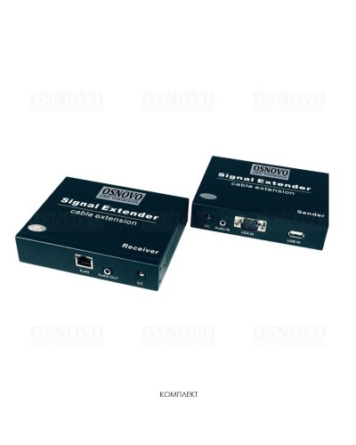 TLN-VKM/1+RLN-VKM/1(ver.2). Удлинитель VGA, аудио-сигналов. OSNOVO в Пушкино