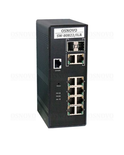 SW-80822/ILR. Коммутатор 10-портовый Gigabit Ethernet с PoE. OSNOVO в Пушкино