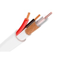 КВК-В 2х0.75 (indoor). Кабель комбинированный для систем видеонаблюдения. Optimus