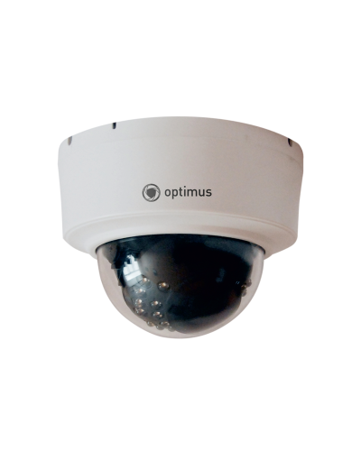 IP-S025.0(2.8)MP_DP01. Видеокамера IP купольная. Optimus в Пушкино