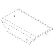 PERCo-MB-16.8. Накладка прямая верхняя. PERCo