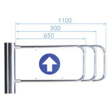 PERCo-AG-650. Створка для калитки. PERCo