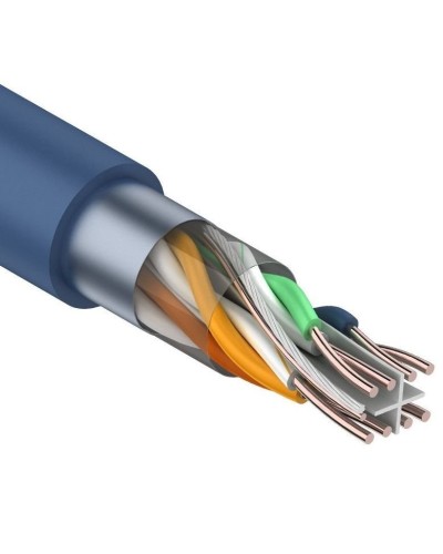 F/UTP, CAT 6, PVC, 4PR, 23AWG, омедненный INDOOR, SOLID, серый, 305м, PROconnect (01-0147-3). Кабель «витая пара» (LAN) для структурированных систем связи. PROCONNECT в Пушкино