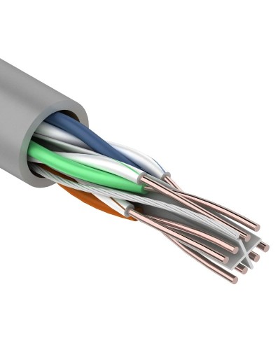 U/UTP 4PR 23AWG, CCA, CAT6, PVC, 305м. PROconnect (01-0047-3). Кабель «витая пара» (LAN) для структурированных систем связи. PROCONNECT в Пушкино