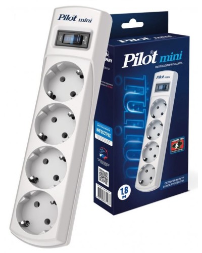Pilot mini 5м. Сетевой фильтр. Pilot в Пушкино
