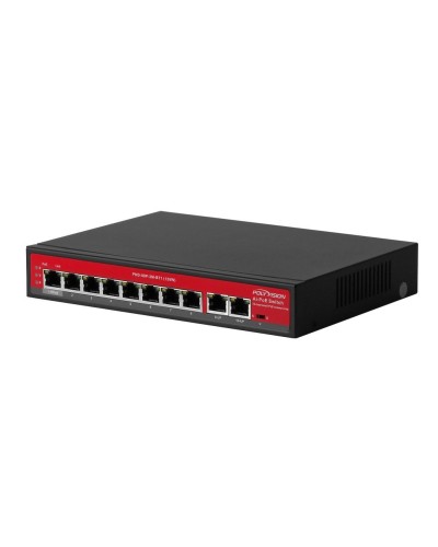 PND-08P-2M-BT1 (120W). Коммутатор AI 10-портовый с функцией PoE. Polyvision в Пушкино