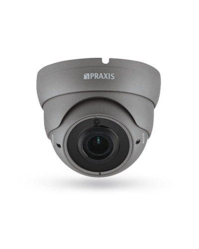 PE-7142IP 2.8-12 A/SD. Видеокамера IP купольная. Praxis в Пушкино