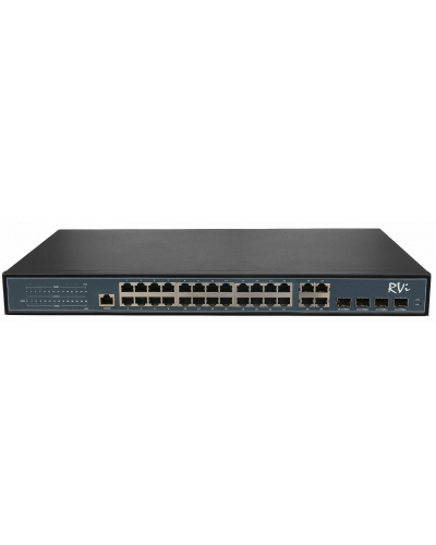 RVi-1NSM24G-4C. Коммутатор с питанием по PoE. RVi в Пушкино
