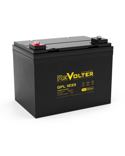Revolter GPL 1233. Аккумулятор автомобильный герметичный свинцово-кислотный. Revolter в Пушкино