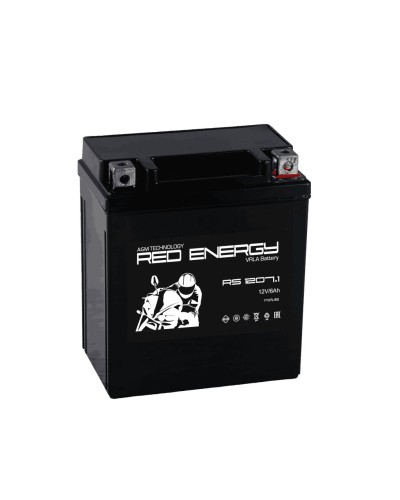 Red Energy RS 1207.1. Аккумулятор герметичный свинцово-кислотный стартерный. Red Energy в Пушкино