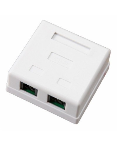 Розетка компьютерная внешняя, 2-порта RJ-45 (8P8C), UTP CAT 6 REXANT (03-0136): Розетка RJ-45 в Пушкино
