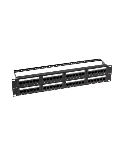 Панель коммутационная с кабельными органайзерами 19", 2U, 48 портов, UTP, RJ-45, CAT 5e REXANT PRO (02-0032): Патч-панель 19" в Пушкино