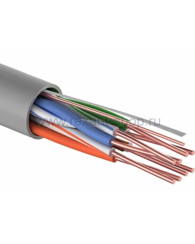 U/UTP 4PR, 24AWG, CAT5e, PVC, 100м REXANT (01-0043-100). Кабель «витая пара» (LAN) для структурированных систем связи. Rexant в Пушкино
