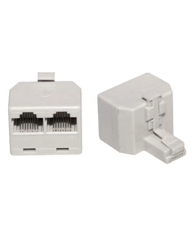 Двойник компьютерный UTP RJ-45(8P8C) (штекер - 2 гнезда) REXANT (03-0102): Кабельный соединитель в Пушкино