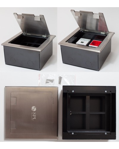 Люк на 4 поста (45х45), из нержавеющей стали, с коробкой, IP40 (300014). Люк. SPL в Пушкино