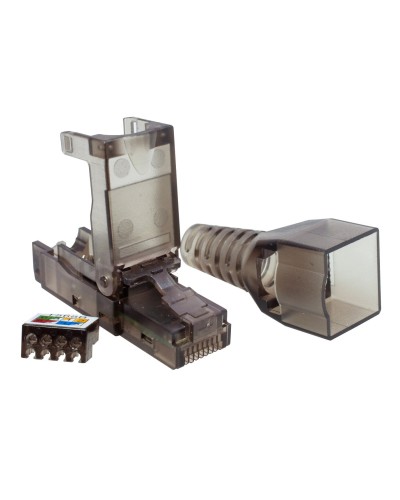 Коннектор 8P8C UTP 6A (RJ-45) безынструментальный (10-0239). Разъем RJ-45. SUPRLAN в Пушкино