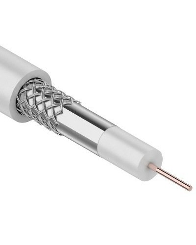 RG-6, CCS 1,02(18%) Al 48х0,12 In PVC. Кабель коаксиальный омедненный. SUPRLAN в Пушкино