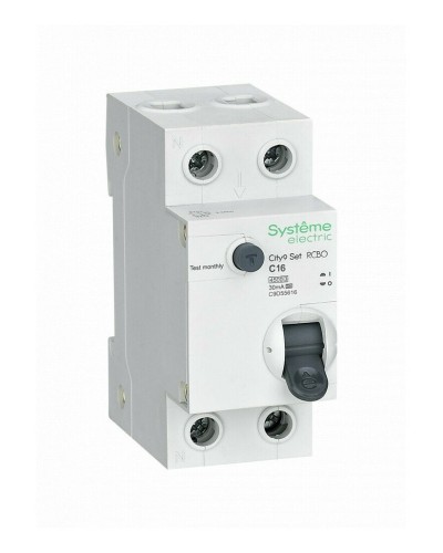 City9 Set 1P+N С 16А 4.5kA 30мА A 230В (C9D55616). Автоматический выключатель дифференциального тока. Systeme Electric в Пушкино