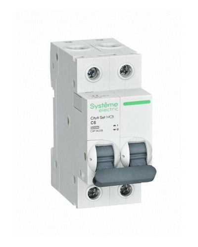 City9 Set 2P 6А 4.5kA С (C9F34206). Автоматический выключатель. Systeme Electric в Пушкино