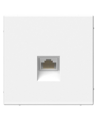 ArtGallery розетка RJ45, кат. 6Е, скрытой установки, механизм, белый (GAL000186). Розетка компьютерная. Systeme Electric в Пушкино